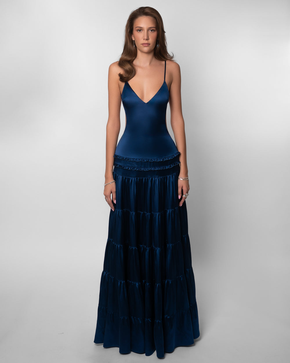Midnight Flow Maxi Dress