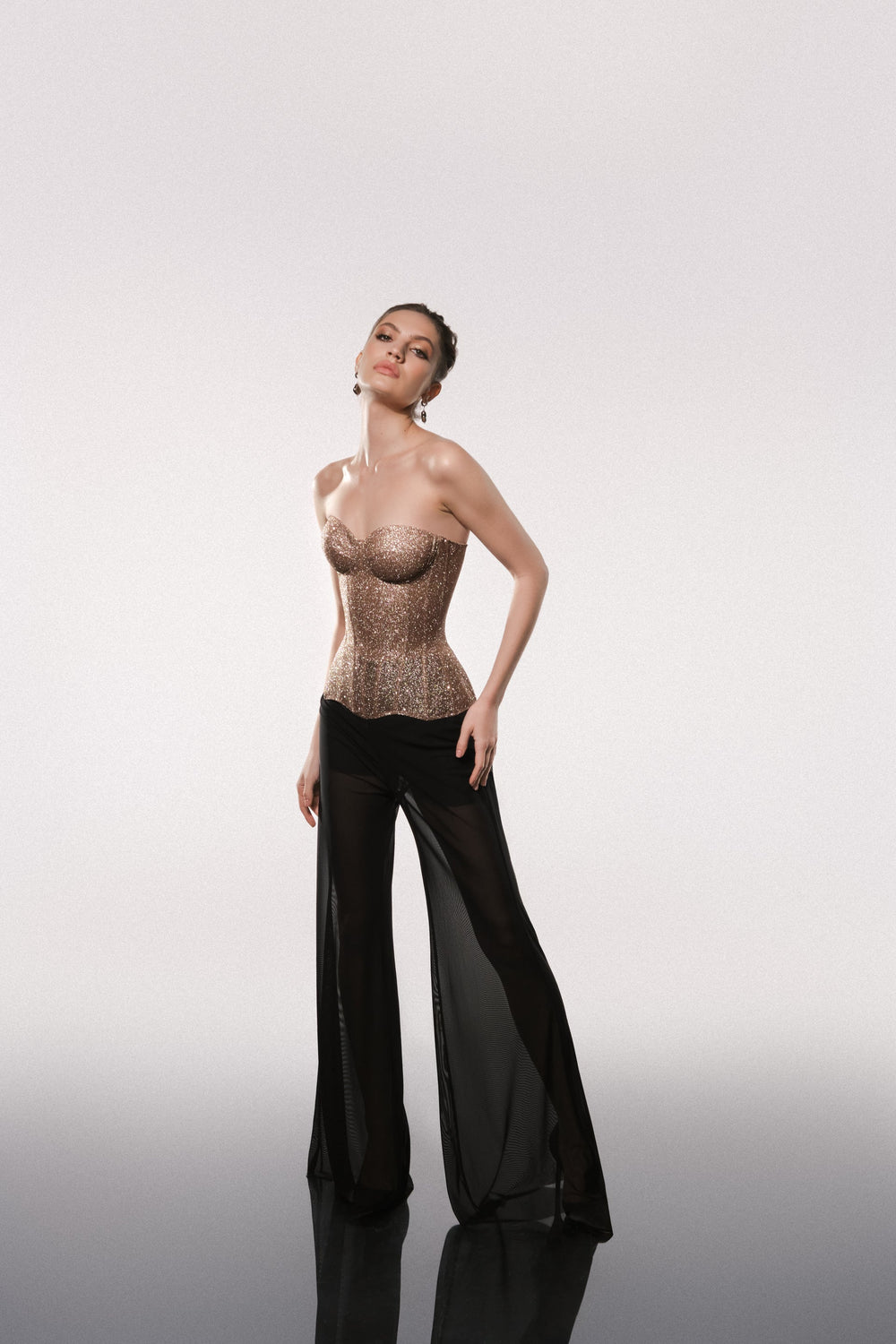 Golden Muse Corset Top